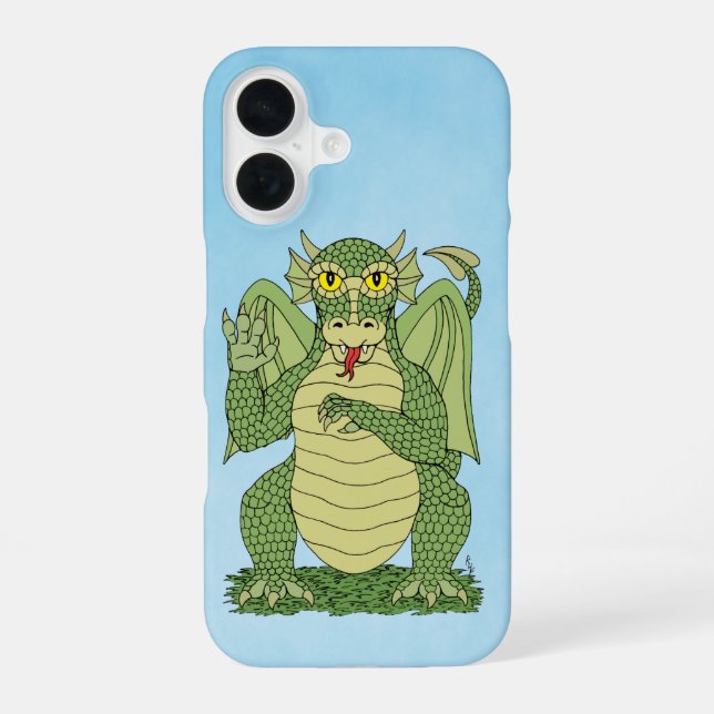 Süßer grüner Drache Case-Mate iPhone-Hülle iPhone 16 Hülle (Rückseite)