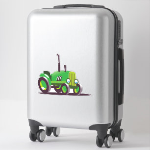 Süßer grüner Traktor Aufkleber