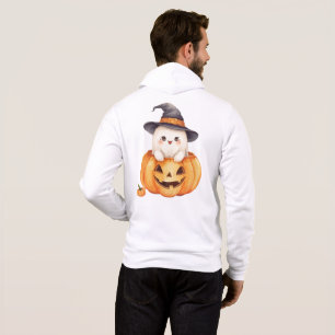 Süßer Gruseliger Halloween-Geist-Kürbis-Hoodie Hoodie