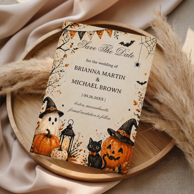 Süßer Gruseliger Herbst Save The Date (Von Creator hochgeladen)