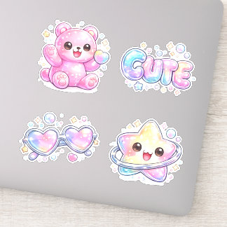 Süßer Gummibär & Y2K Kawaii Aufkleber