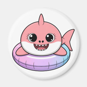 Süßer Hai-Baby mit Schwimmkörper Kinder Magnet