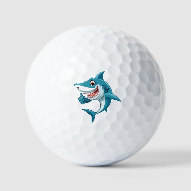 Süßer Hai Golfball (Vorderseite)