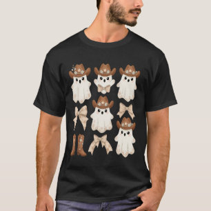 Süßer Halloween-Cowboy-Geist T-Shirt