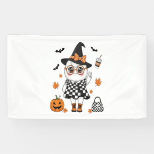 Süßer Halloween-Geist Banner