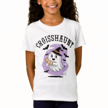 Süßer Halloween-Geist-Croissant-Spuk