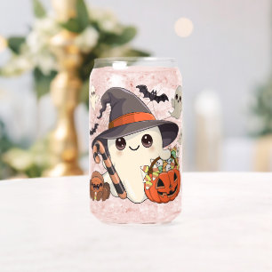 Süßer Halloween-Geist im Kawaii-Stil Dosenglas