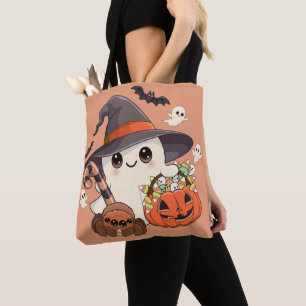 Süßer Halloween-Geist im Kawaii-Stil Tasche