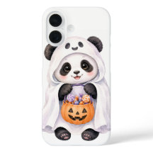 Süßer Halloween-Geist-Panda-Kürbis-Süßigkeiten-iPh