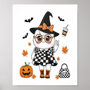 Süßer Halloween-Geist Poster
