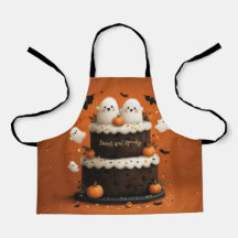 Süßer Halloween-Geisterkuchen Ein kleines Buh