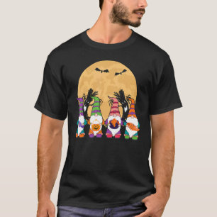 Süßer Halloween-Gnom gruseliger Gartenbau Trick Or T-Shirt
