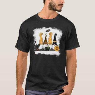 Süßer Halloween-Gnom gruseliger Gartenbau Trick Or T-Shirt