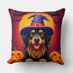 Süßer Halloween-Hund Kissen