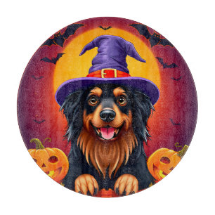 Süßer Halloween-Hund Schneidebrett