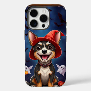 🐶🎃 Süßer Halloween-Hund Spukhaft-niedlicher Char iPhone 16 Pro Hülle