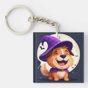 🐶🎃 Süßer Halloween-Hundestil 👻🍂 Schlüsselanhänger