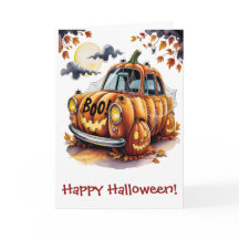 Süßer Halloween Jack O Lantern Kürbis Car Spooky