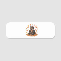 Süßer Halloween-Kürbis-Gewürz-Bär-Cozy-Herbst-T-Sh
