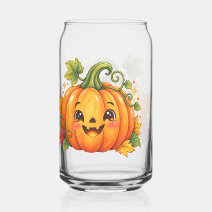 Süßer Halloween-Kürbis-Trinkglas Whimsy Dosenglas