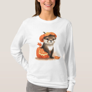 Süßer Halloween-Otter T-Shirt