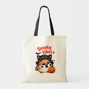 Süßer Halloween-Spatz Chibi Manga Anime Cartoon Tragetasche