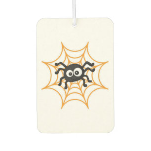 Süßer Halloween-Spinnenposter Autolufterfrischer