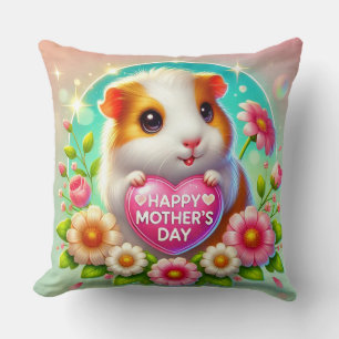 Süßer Hamster feiert Muttertag Kissen