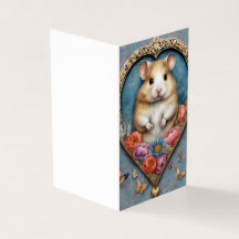 Süßer Hamster zum Valentinstag