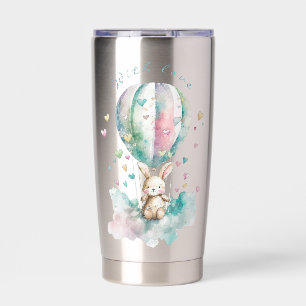 Süßer Hase AÉRONAUTE, personalisiert Thermobecher
