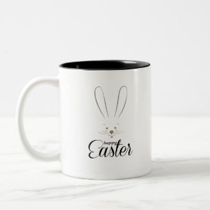 SÜßER HASE FRÖHLICHE OSTERN FEIERparty Trendig Zweifarbige Tasse