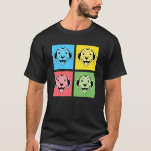 Süßer Haustier Puggle Besitzer Hundeliebhaber Pop T-Shirt