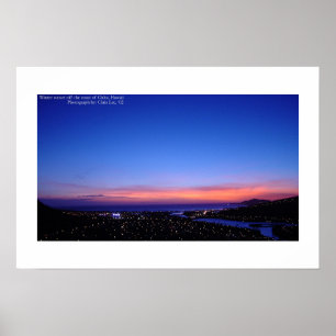Süßer hawaiischer Sonnenuntergang Poster