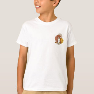 Süßer Herbst-Hase Kinder T-Shirt