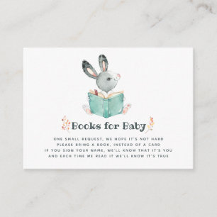 Süßer Herbst - Herbst-Baby-Shower-Buch-Anfrage Begleitkarte