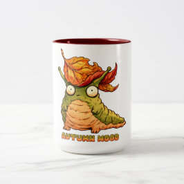 Süßer Herbst-Schnecke Herbst-Stimmung Hoodie Zweifarbige Tasse