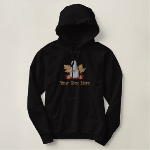 Süßer Herbst-Zwerg Bestickter Hoodie