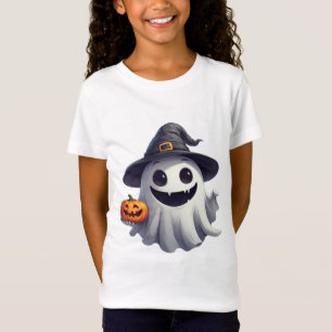 Süßer Hexengeist mit Kürbis für Halloween 👻 T-Shirt