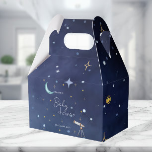 Süßer Himmel Mond & Sterne Himmelskind-Taufe Geschenkschachtel