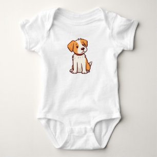 Süßer Hund Baby Strampler