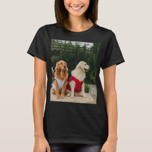 Süßer Hund beste Freunde Lustiger Haustierliebhabe T-Shirt