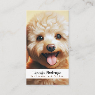 Süßer Hund Groomer Grooming-Service Pet Care  Visitenkarte