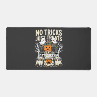 Süßer Hund Halloween Keine Tricks Nur Leckerlis_1 Schreibtischunterlage