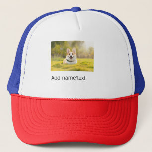 Süßer Hund Haustier Name Text editierbar Hund Mama Truckerkappe