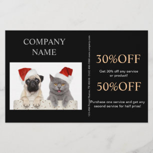 Süßer Hund Katze Tierbetreuer Tierpfleger Tierfris Flyer