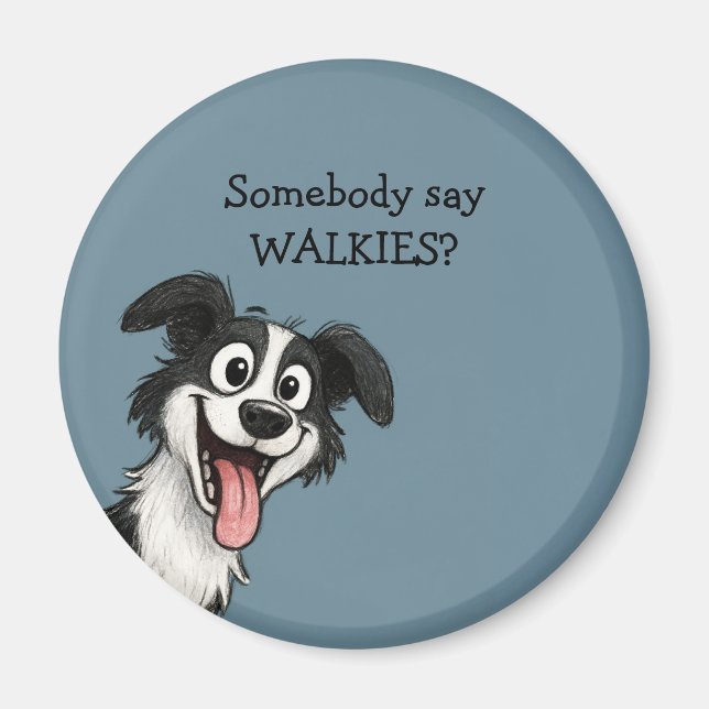 Süßer Hund  Magnet (Vorne)