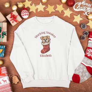 Süßer Hund, passende Weihnachtsfamilie Sweatshirt