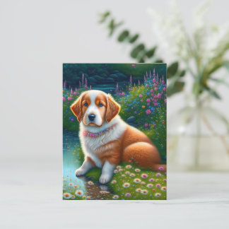 Süßer Hund Postkarte