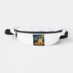 Süßer Hund Saint Bernard Halloween Jack O Lantern  Bauchtasche