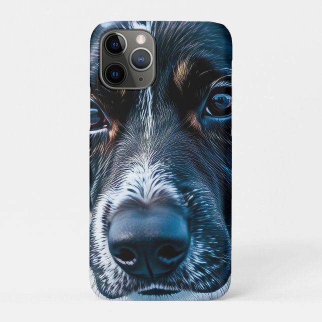 Süßer Hund schaut sich um Case-Mate iPhone Hülle (Rückseite)